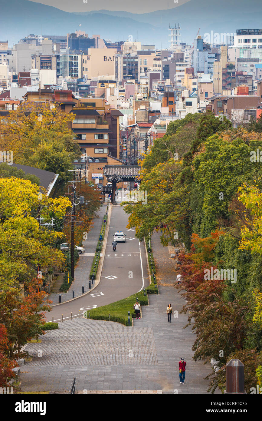 Road leading to Chion-In Temple, Kyoto, Japan, Asia Stock Photo