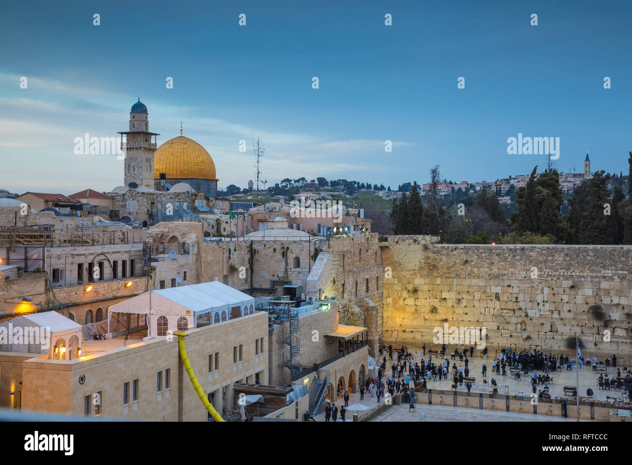 Western Wall and the Dome of the Rock, Old City, UNESCO World Heritage