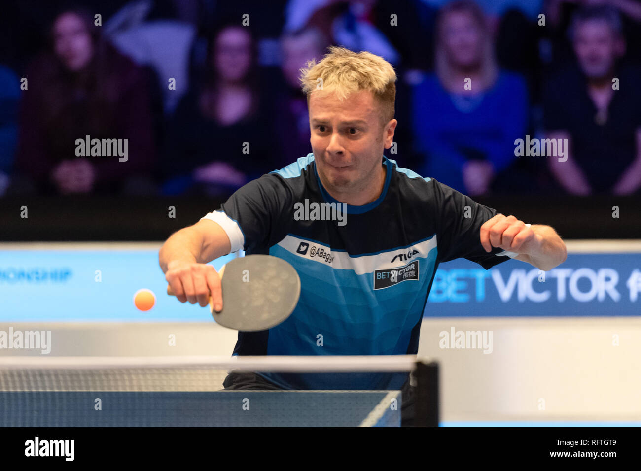 London Uk 26th Jan 2019 Andrew Baggaley Eng Against Dai