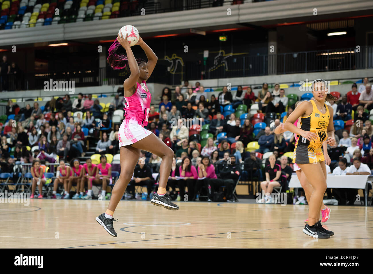 London, UK. 26 January 2019. London Pulse took on Wasp Netball at the