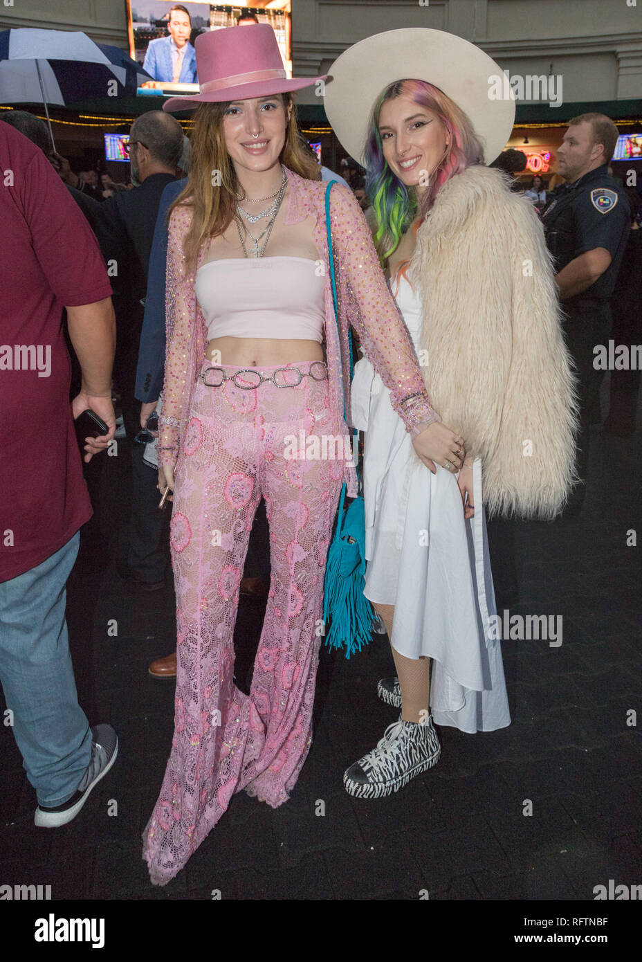 Hallandale, Florida, USA. 26th January, 2019. Bella Thorne, Dani Thorne