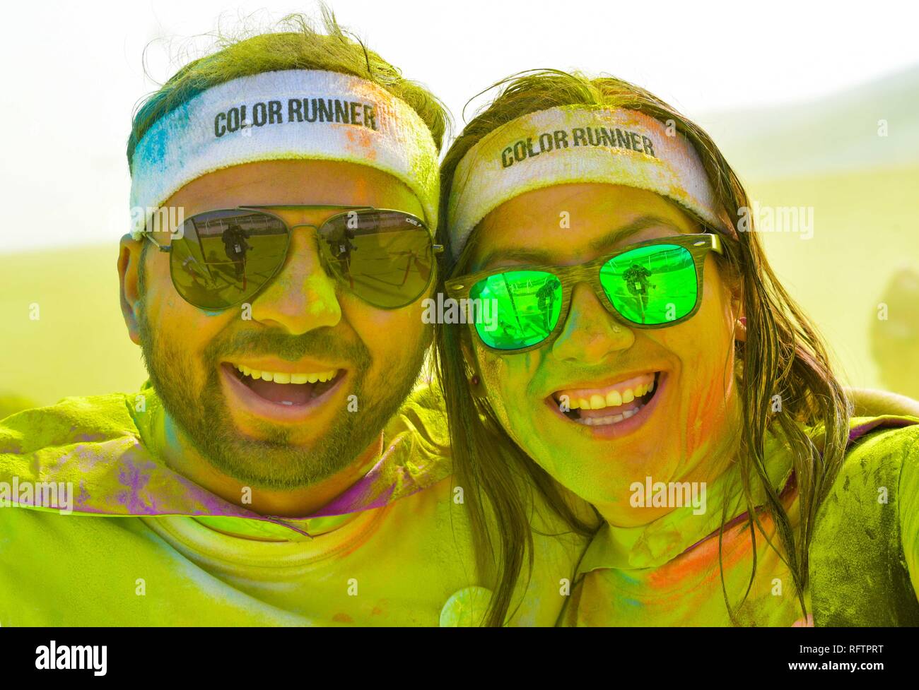 Doha Qatar 26th Jan 19 People Take Part In The Color Run At The Qatar National Convention Centre In Doha Qatar On Jan 26 19 Over 10 000 People Participated In The Color
