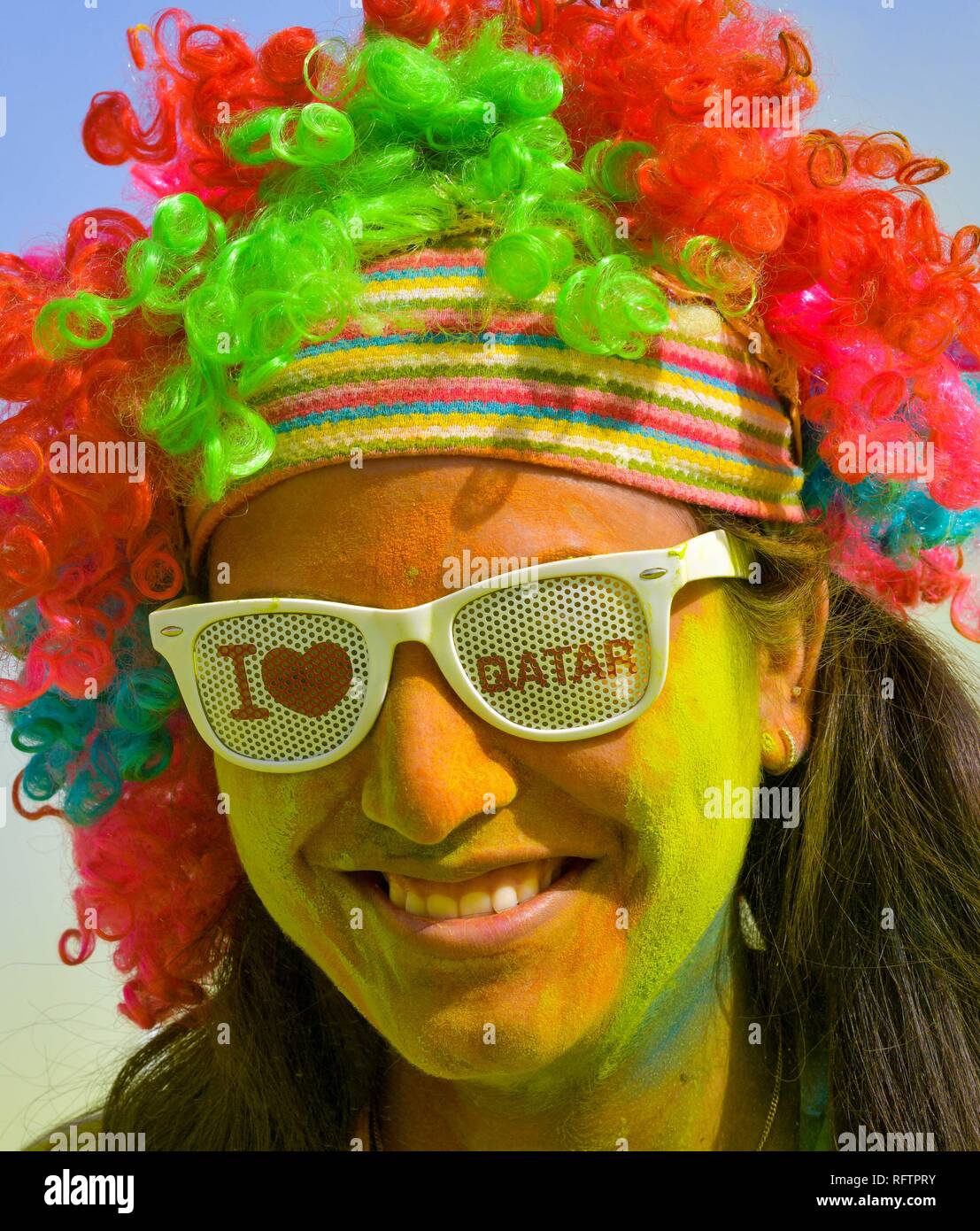 Doha Qatar 26th Jan 19 People Take Part In The Color Run At The Qatar National Convention Centre In Doha Qatar On Jan 26 19 Over 10 000 People Participated In The Color