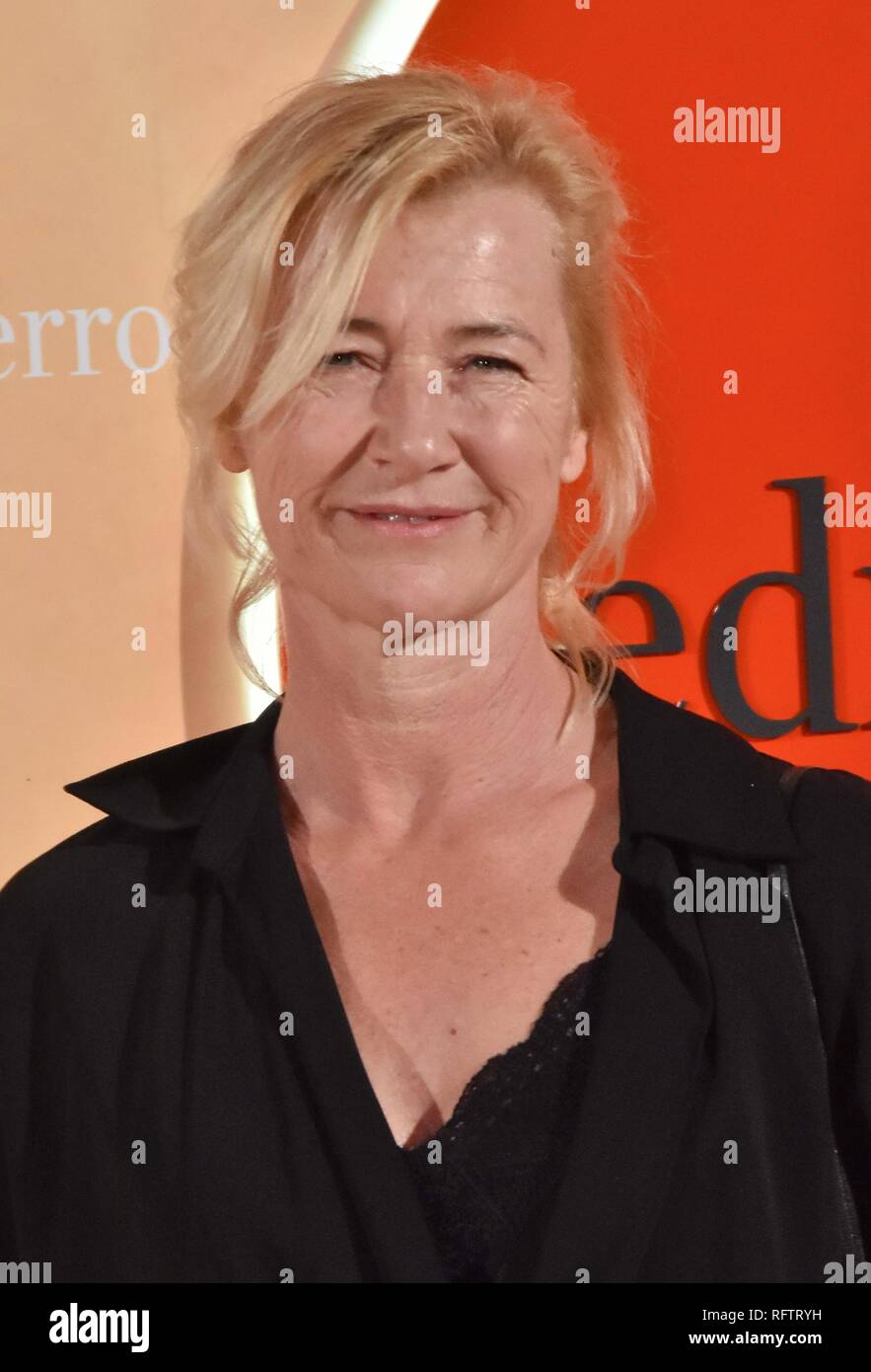 26/01/2019.- Photocall antes del desfile de Pedro del Hierro Foto Ana Duato Stock Photo