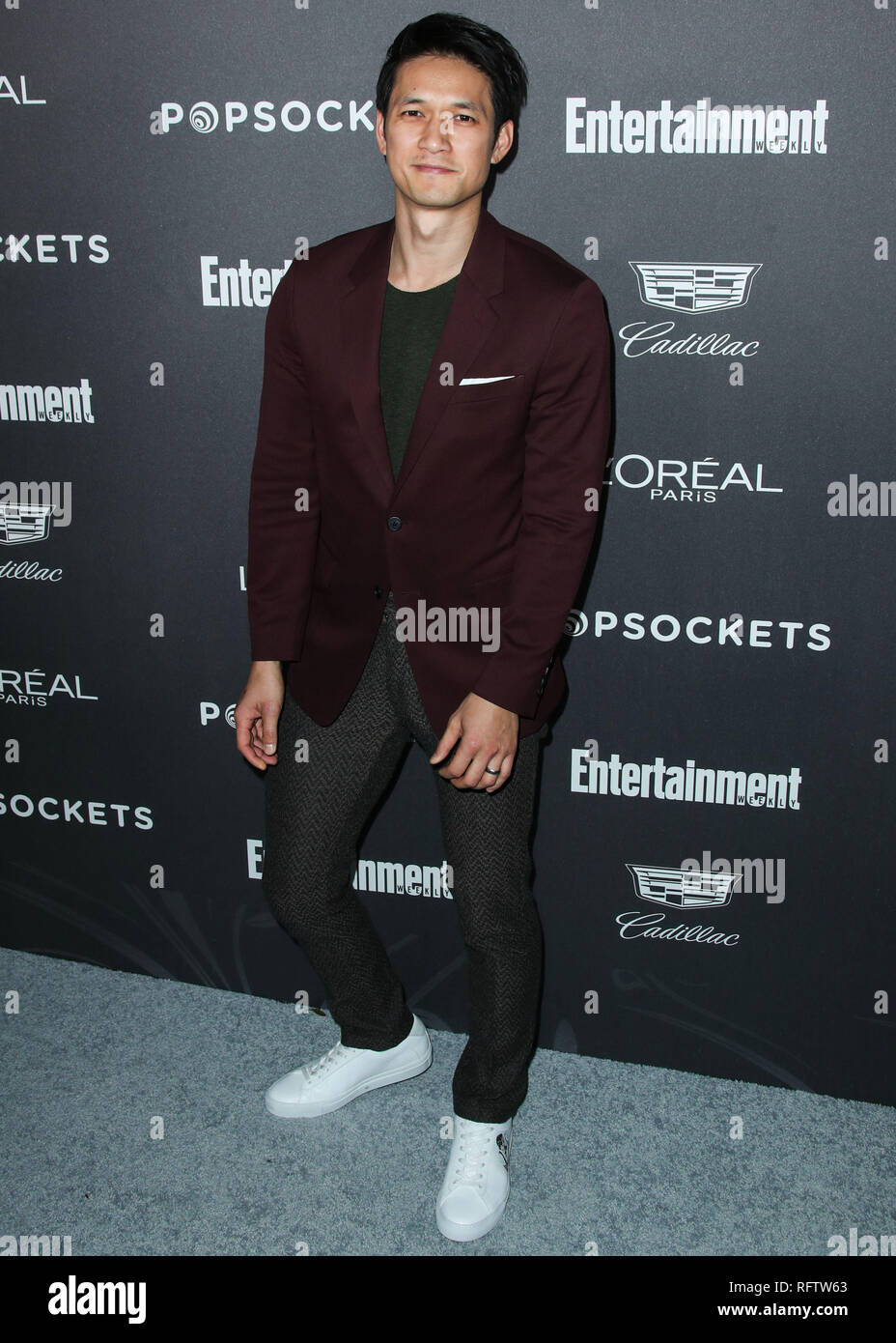 West Hollywood, California, USA. 26th January, 2019. Actor Harry Shum Jr. arrives at the Entertainment Weekly Pre Screen Actors Guild Awards Party 2019 held at Chateau Marmont on January 26, 2019 in West Hollywood, Los Angeles, California, United States. (Photo by Xavier Collin/Image Press Agency) Credit: Image Press Agency/Alamy Live News Stock Photo