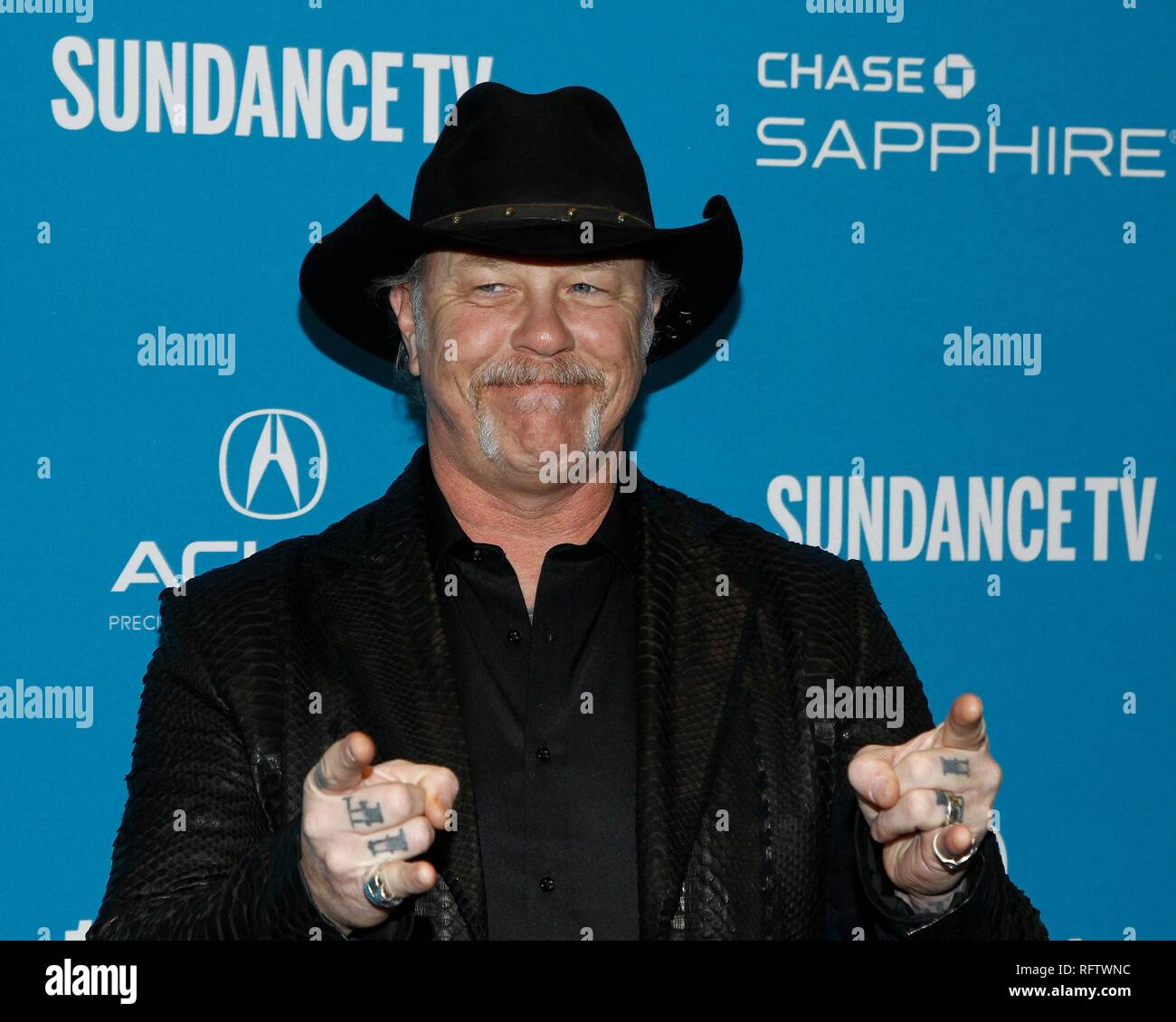 Park City, UT, USA. 26th Jan, 2019. James Hetfield at arrivals for
