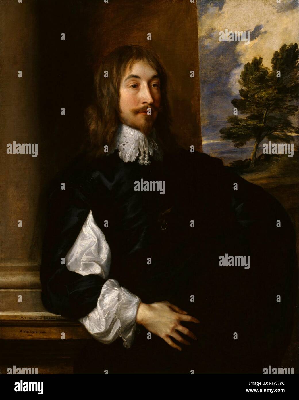 Sir Anthony Van Dyck - Portrait of Sir William Killigrew, Tate Britain.jpeg - RFW78C Stock Photo