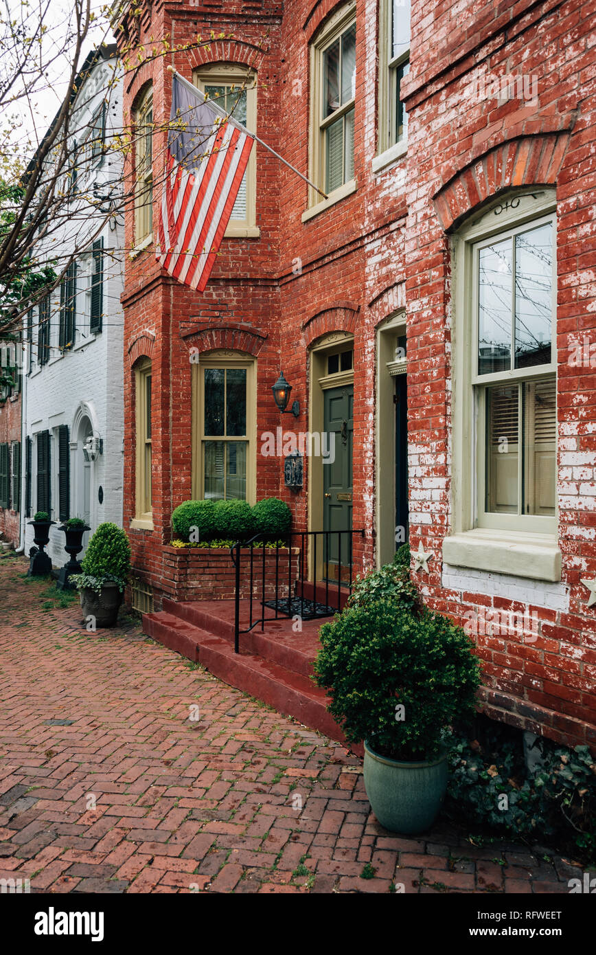 Old town alexandria row houses hires stock photography and images Alamy