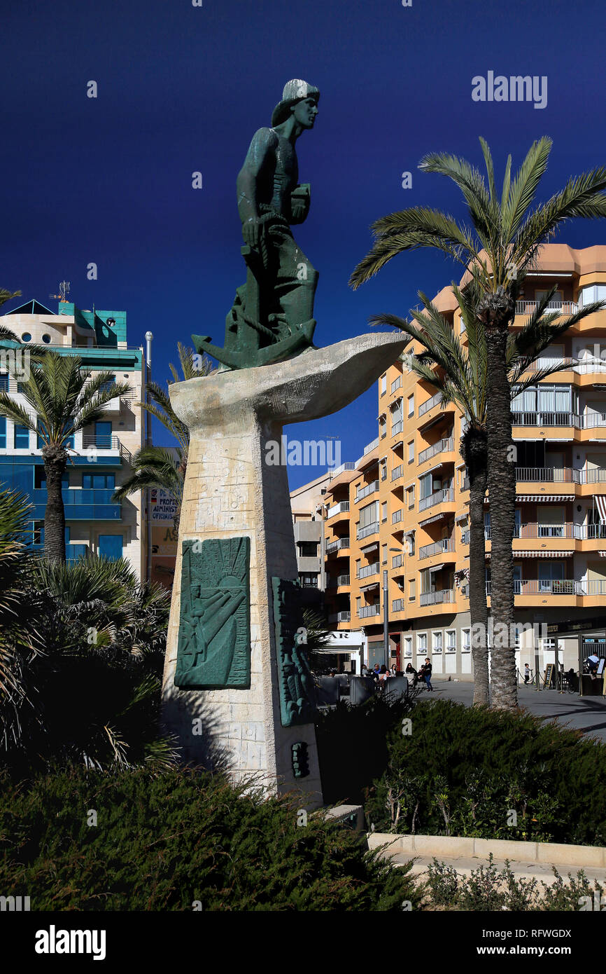 Monument spain torrevieja hi-res stock photography and images - Alamy