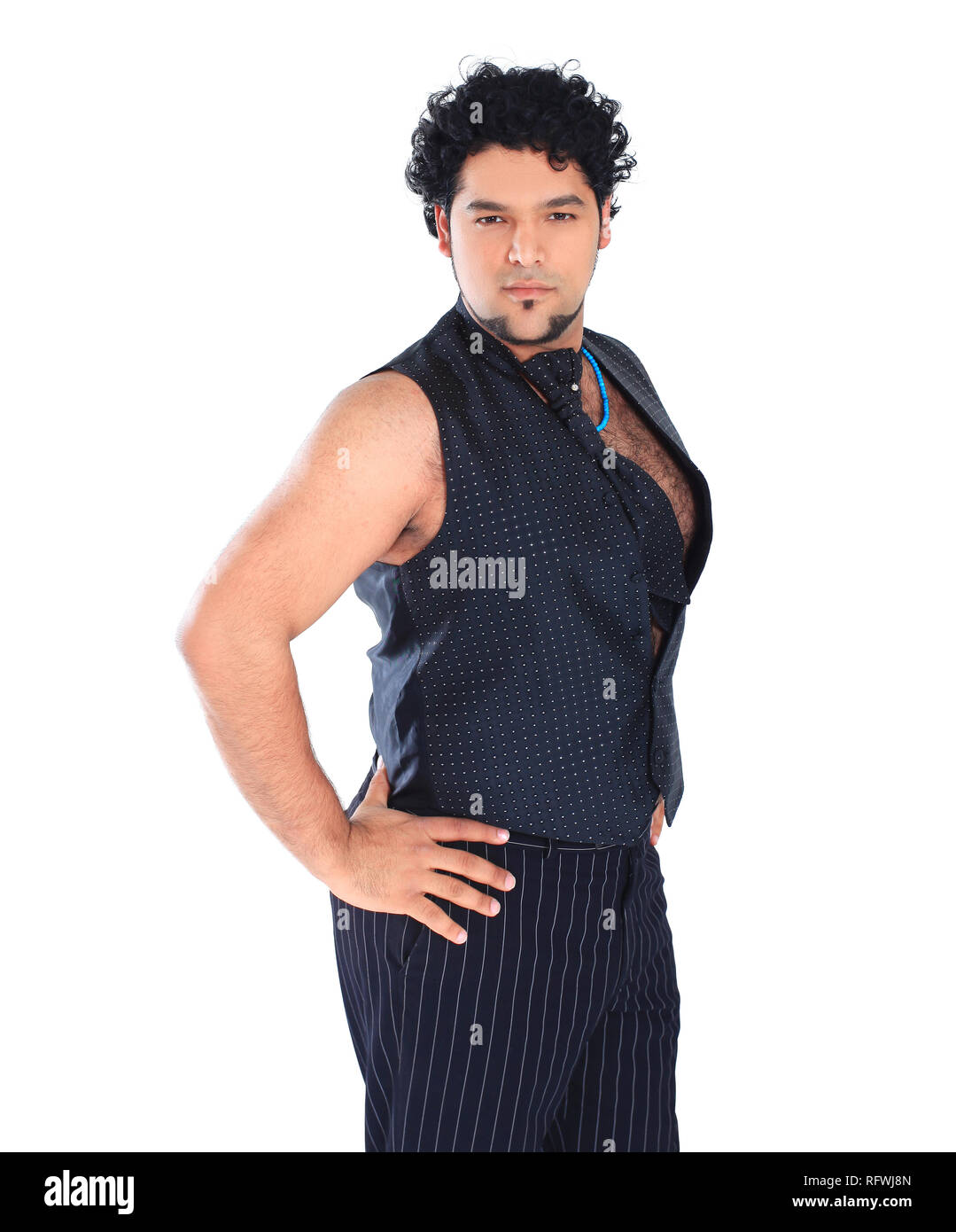stylish man dancer posing for the camera Stock Photo