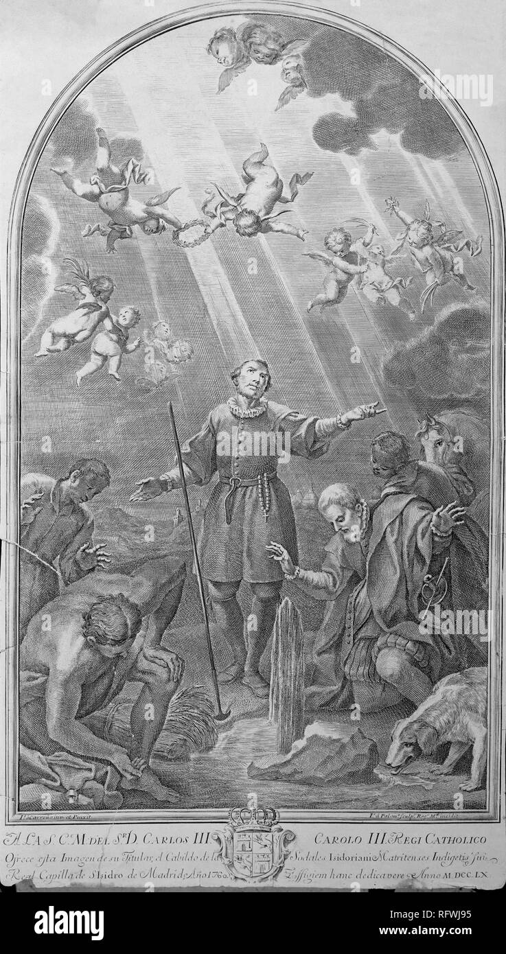 San Isidro Labrador Black And White Stock Photos Images Alamy