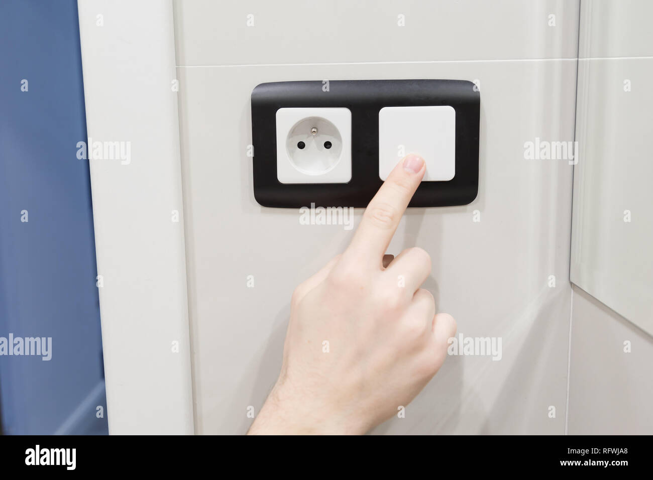 Turn Off Light Switch High Resolution Stock Photography And Images Alamy