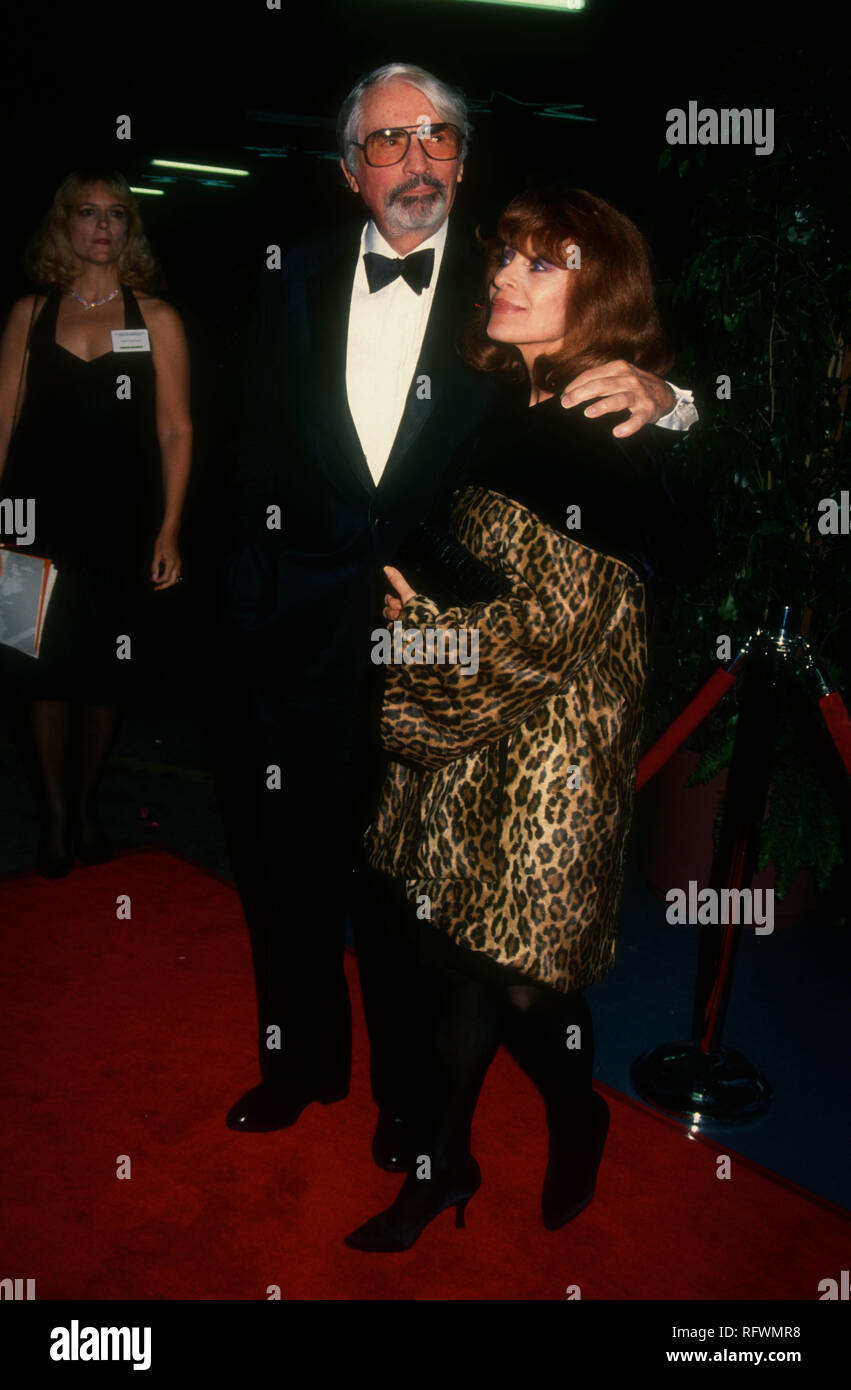 HOLLYWOOD, CA - NOVEMBER 13: Actor Gregory Peck and wife Veronique ...
