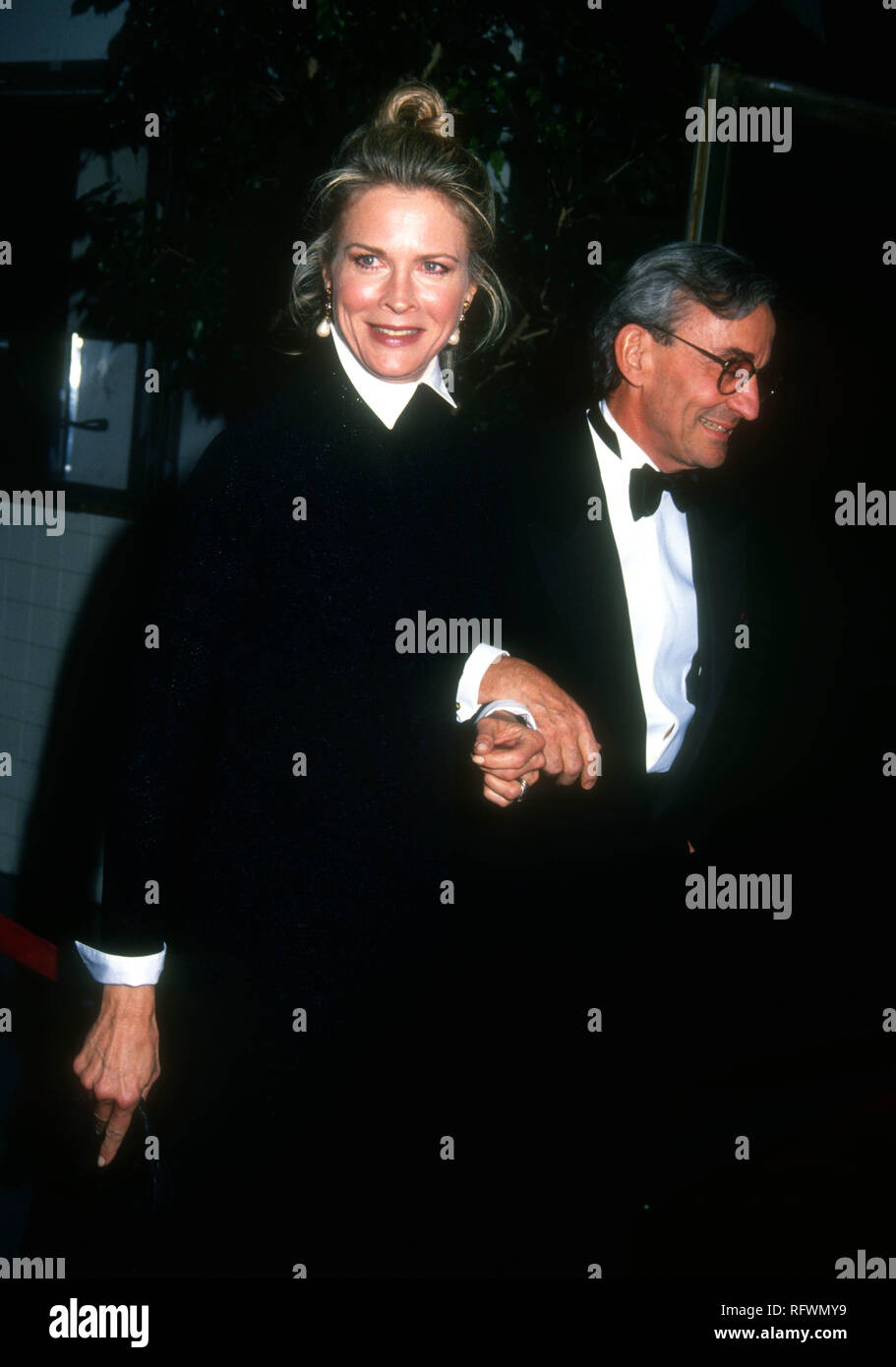 HOLLYWOOD, CA - NOVEMBER 13: Director Louis Malle, and wife