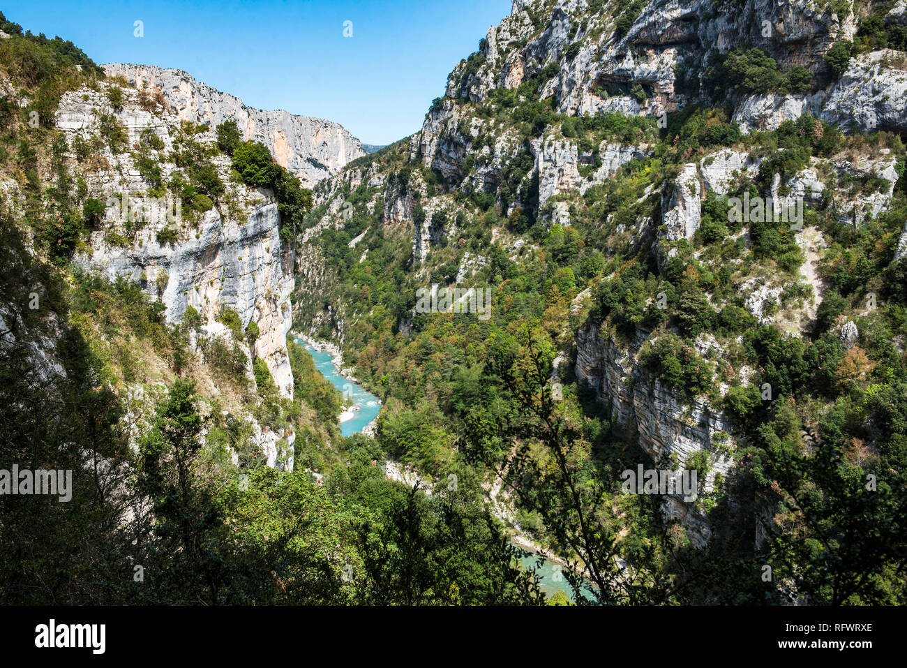 Verdon Gorge (Grand Canyon du Verdon), Alpes de Haute Provence, South of France, Europe Stock Photo