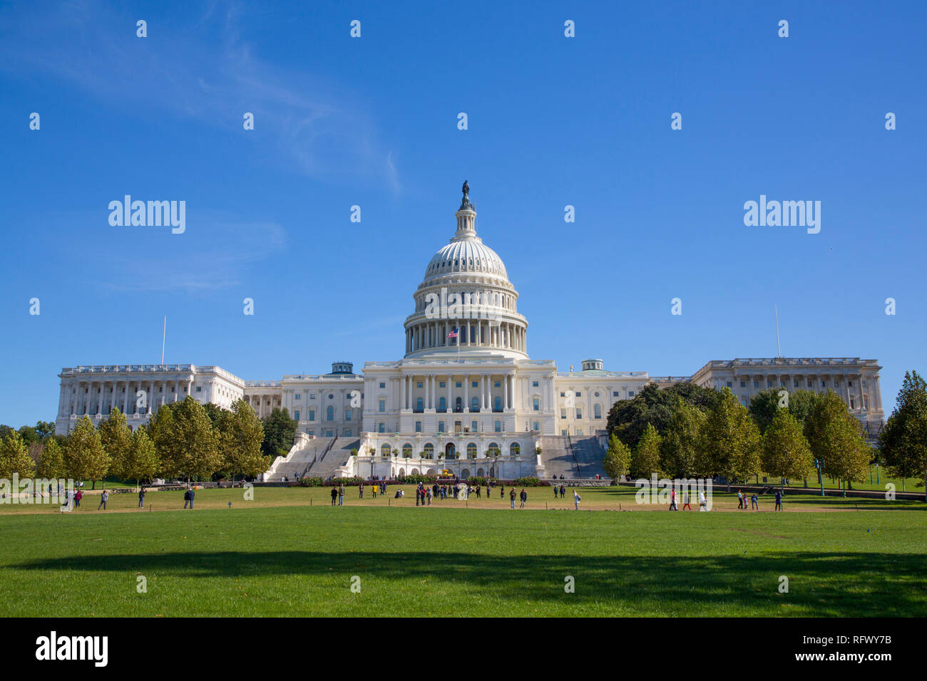 United States Capitol Building, Washington D.C., United States of America, North America Stock Photo