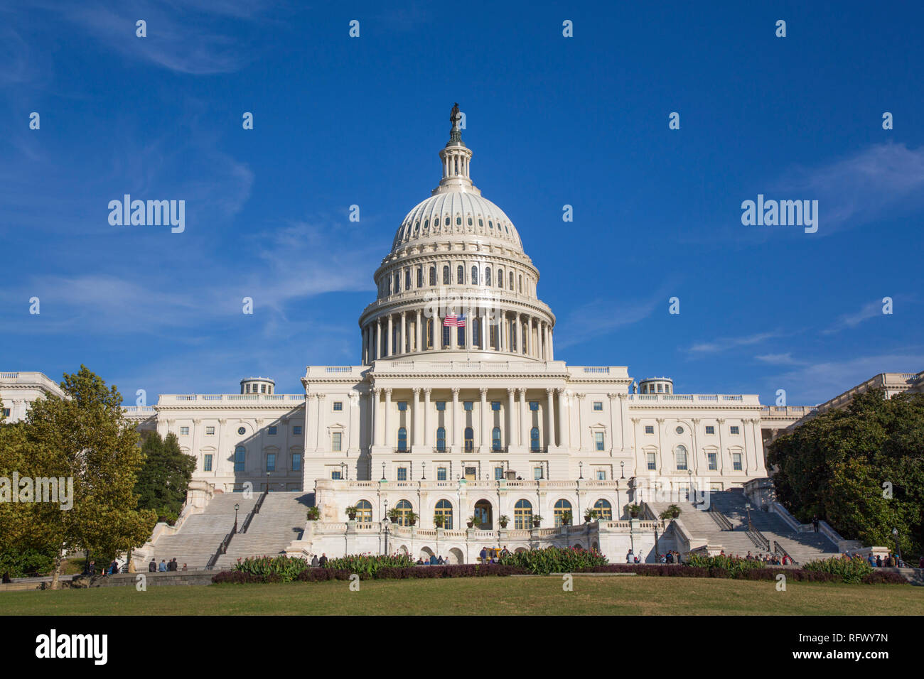 United States Capitol Building, Washington D.C., United States of America, North America Stock Photo