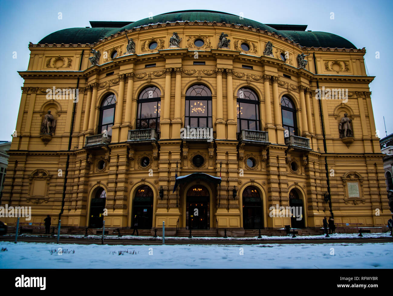 Szeged National Theatre Stock Photo