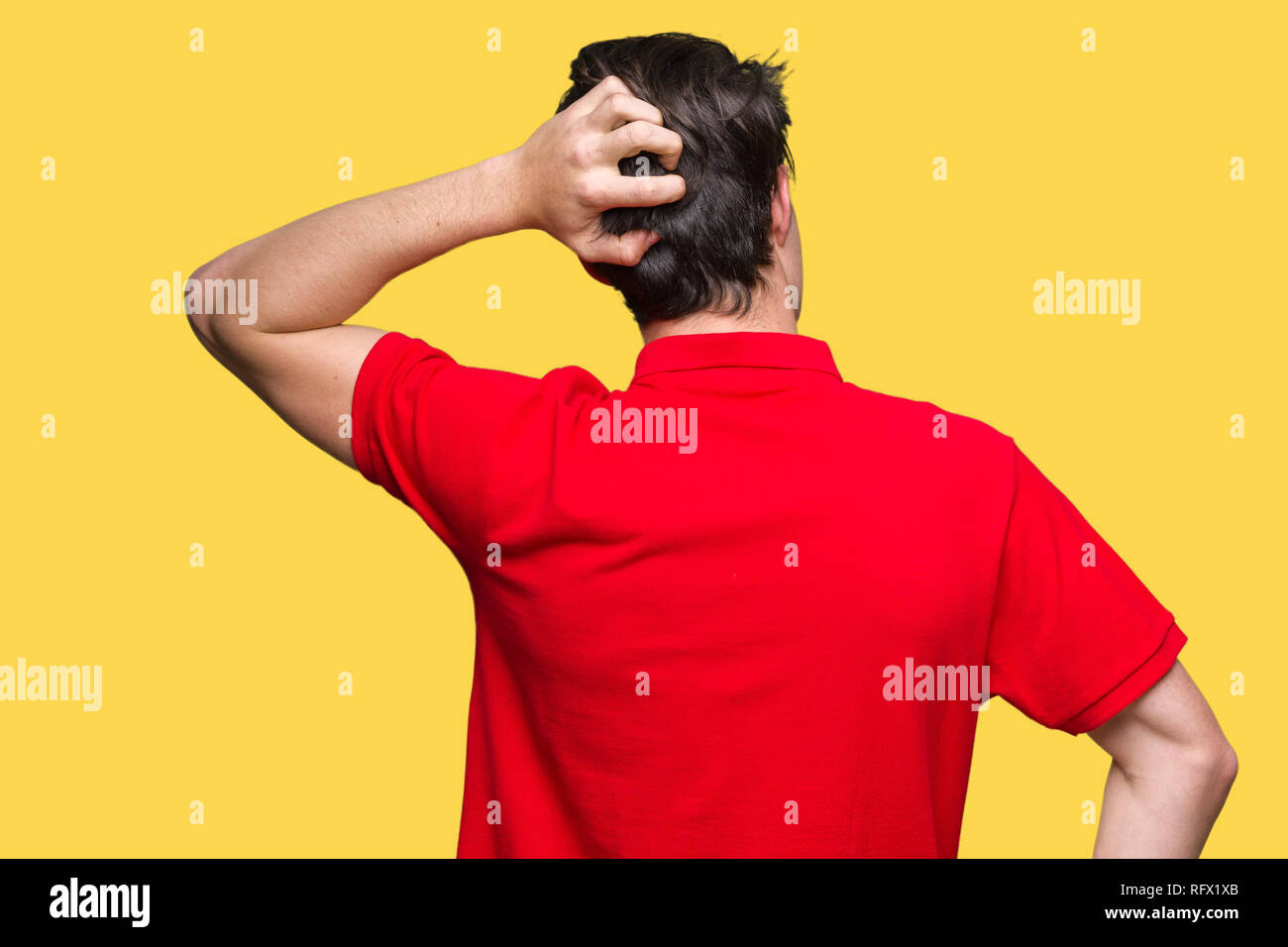 Boy wearing shirt backwards hi-res stock photography and images - Alamy