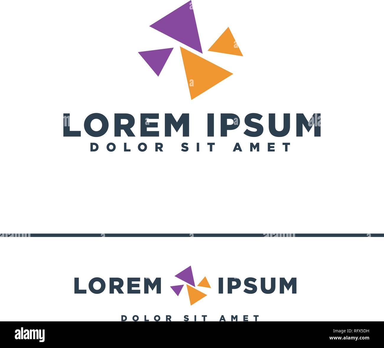 Abstract Business logo template vector illustration icon isolated ...
