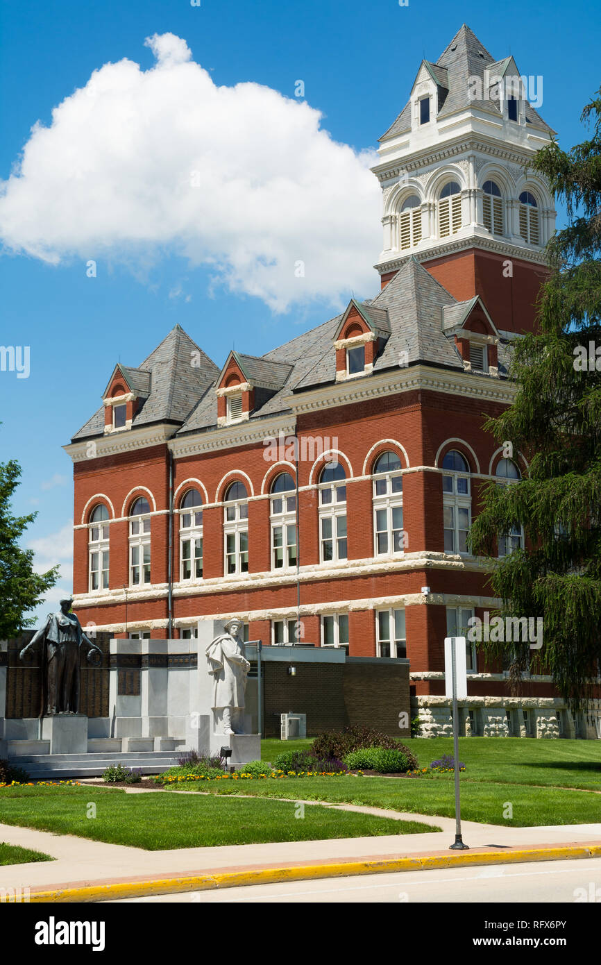 Historic Ogle County courthouse. Oregon, Illinois, USA Stock Photo Alamy