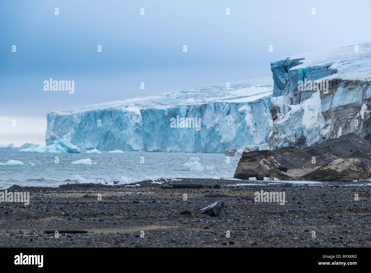 Champ Island, Franz Josef Land archipelago, Arkhangelsk Oblast, Arctic, Russia, Europe Stock Photo