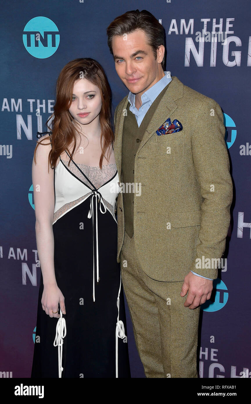inida eisley India Eisley und Chris Pine attending the TNT series premiere of 'I Am the  Night' at Harmony Gold on January 24, 2019 in Los Angeles, California Stock  Photo - Alamy