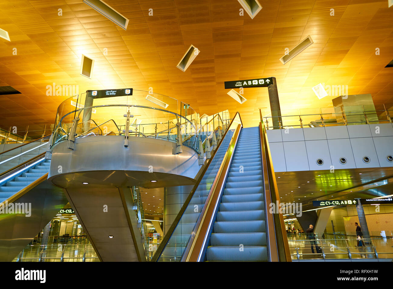 Doha international airport hi res stock photography and images