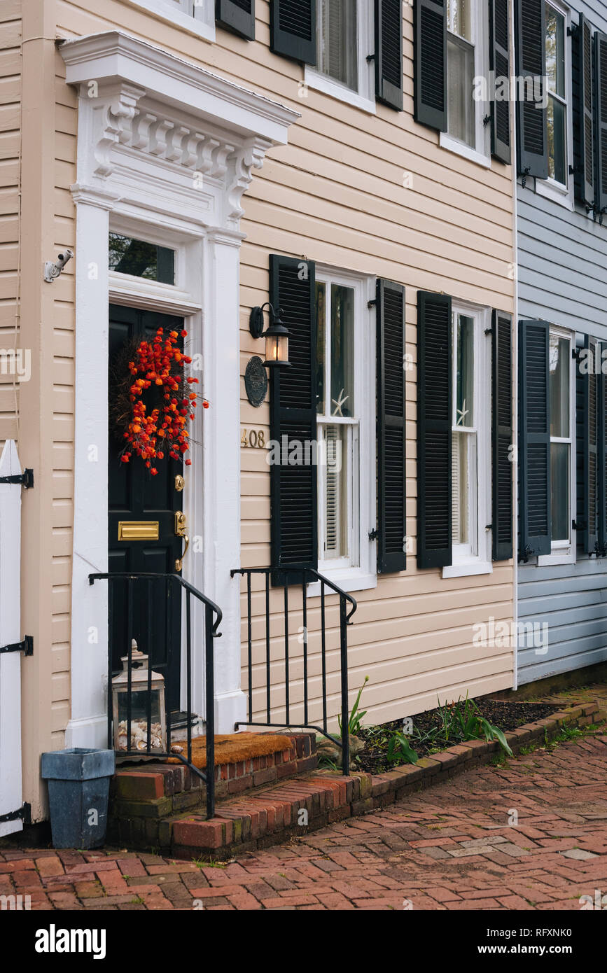 Row houses in Old Town, Alexandria, Virginia Stock Photo Alamy