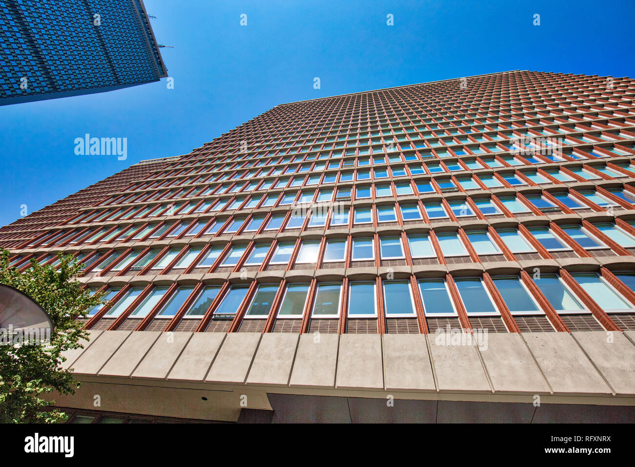 Boston, MA, USAOctober 29, 2018 Boston downtown streets near landmark