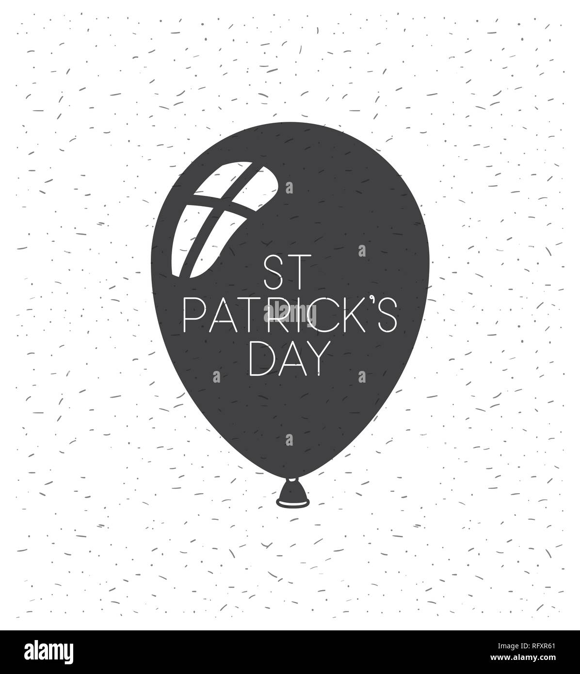 balloons helium with saint patrick font Stock Vector Image & Art - Alamy