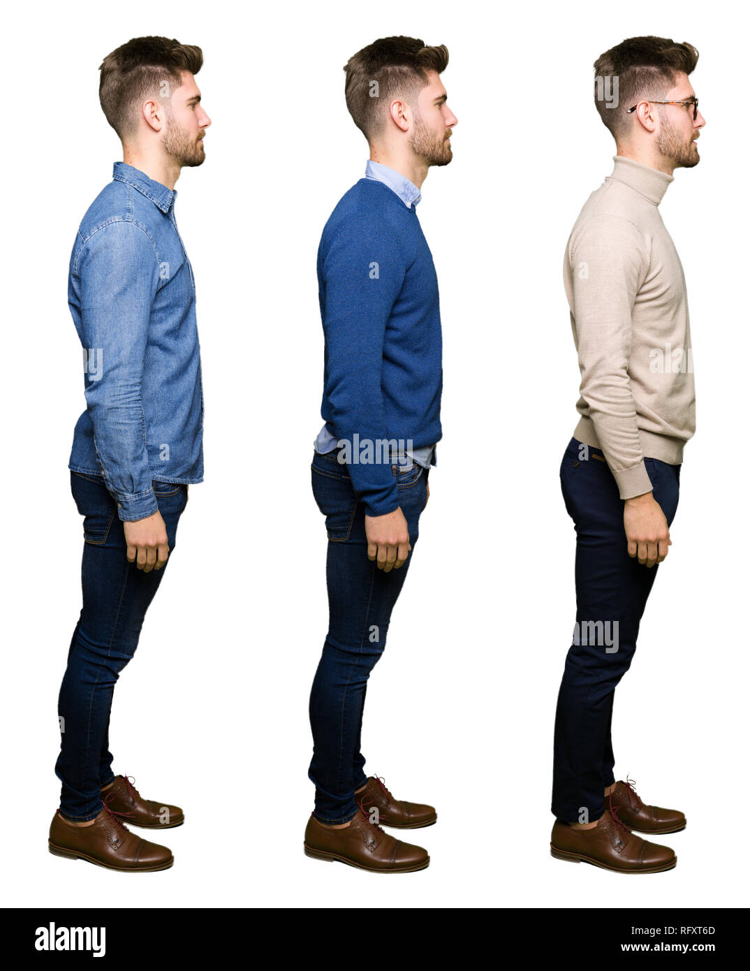 side pose of standing man by imagerymajestic Vectors & Illustrations with  Unlimited Downloads - Yayimages