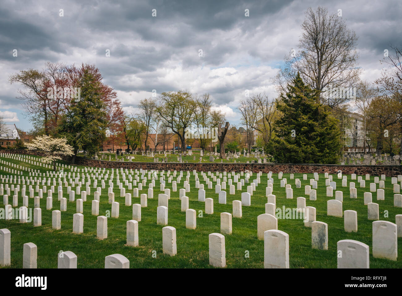 The Alexandria National Cemetery, in Alexandria, Virginia Stock Photo Alamy