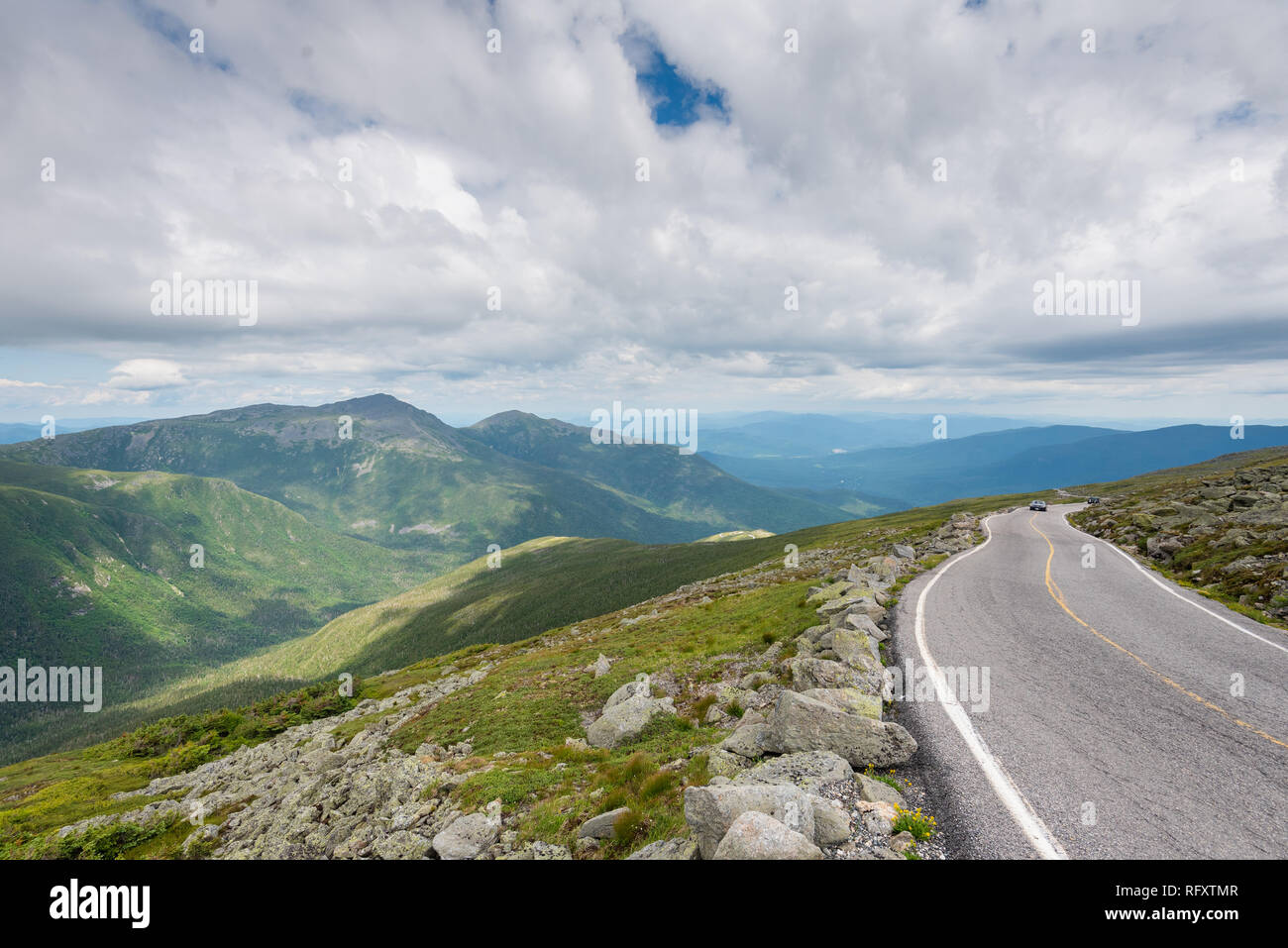 The Mount Washington Auto Road, in the White Mountains of New Hampshire