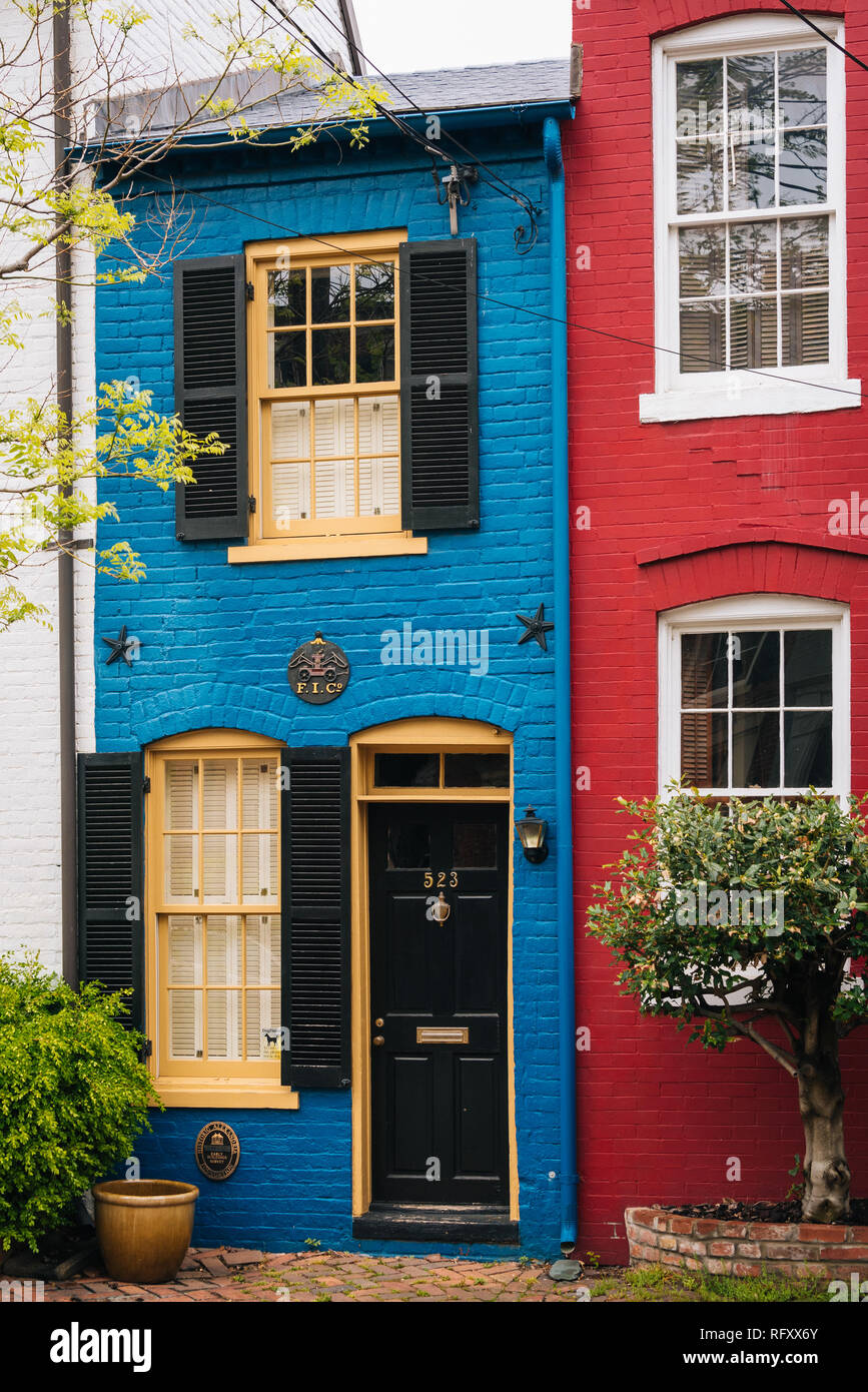 The Spite House, in Alexandria, Virginia Stock Photo - Alamy