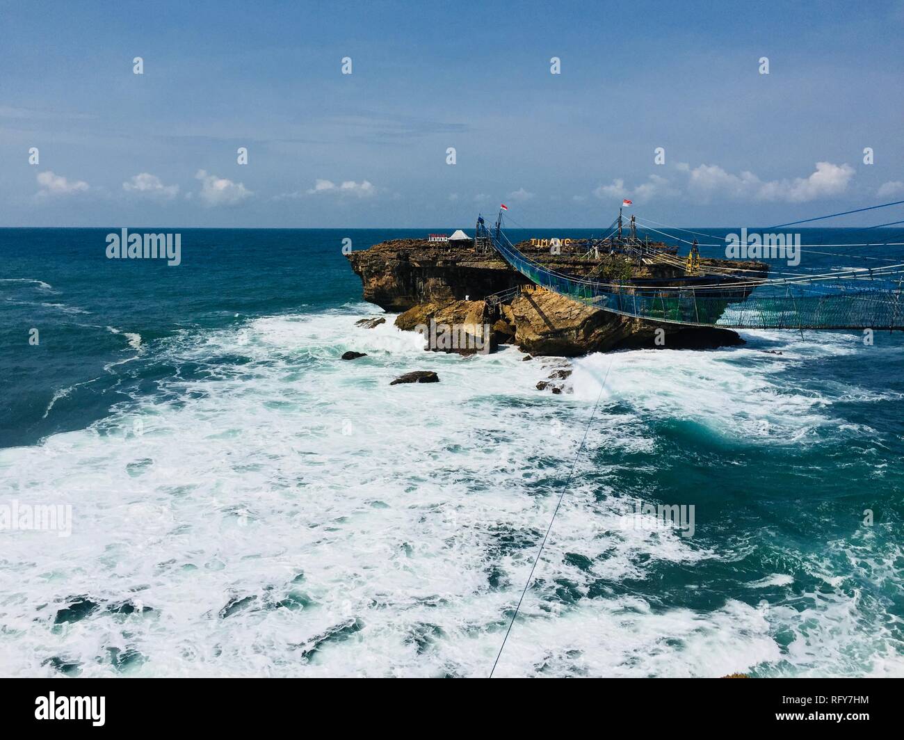 Pantai Timang Indonesia Stock Photo