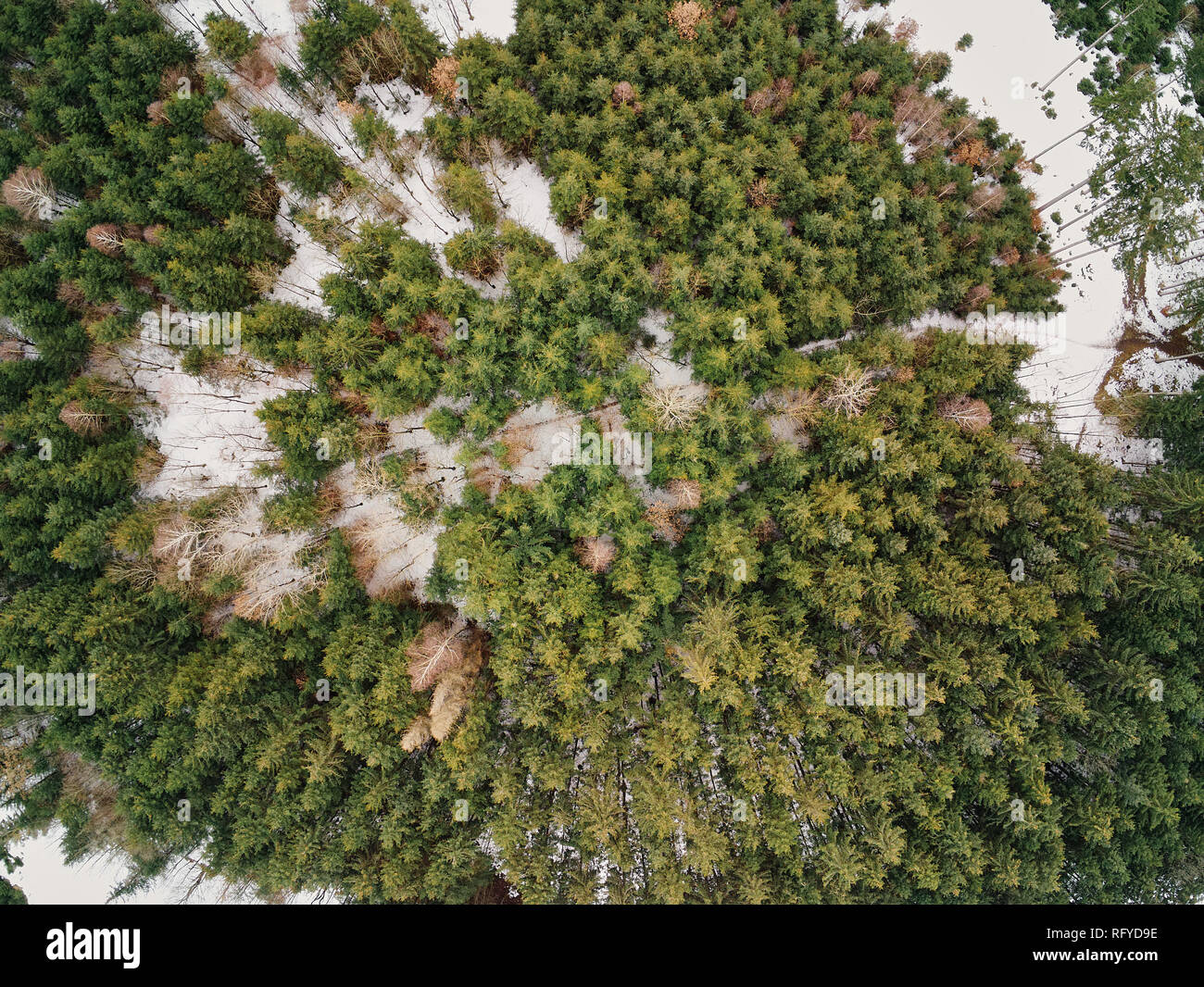 Aerial vertical view green mountains hi-res stock photography and ...