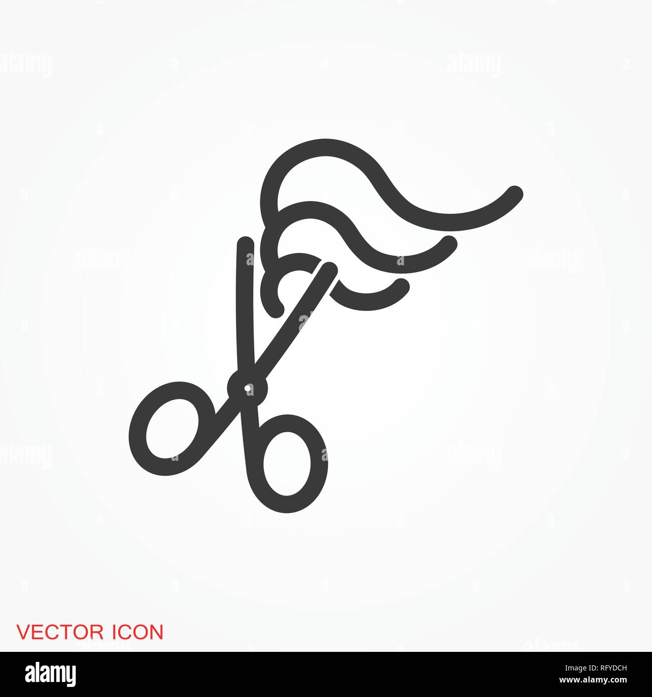 Barber icon vector sign symbol for design Stock Vector