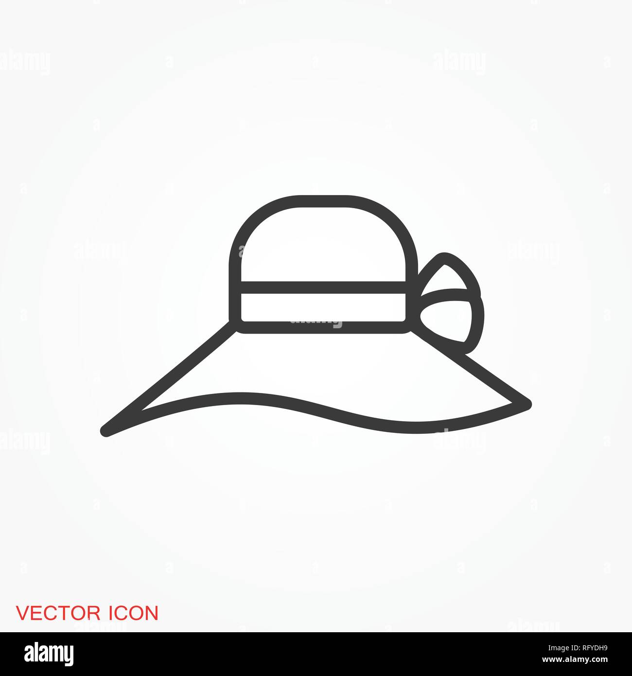 Hat icon logo, vector sign symbol for design Stock Vector Image & Art ...