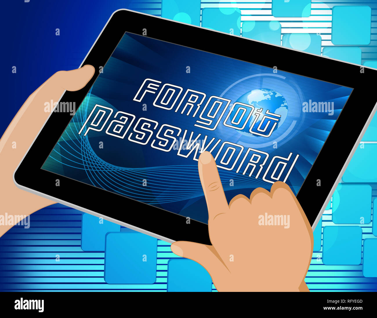 Password Tablet Shows Login Authentication Invalid. remember