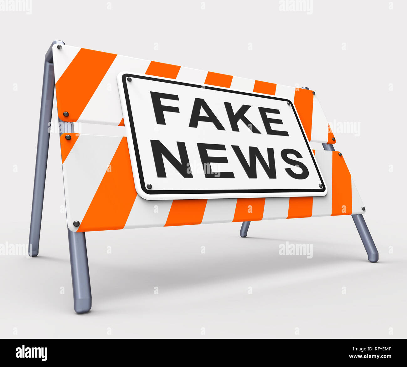 Fake News Icon Sign Means Misinformation Or Disinformation. Online Hoax ...