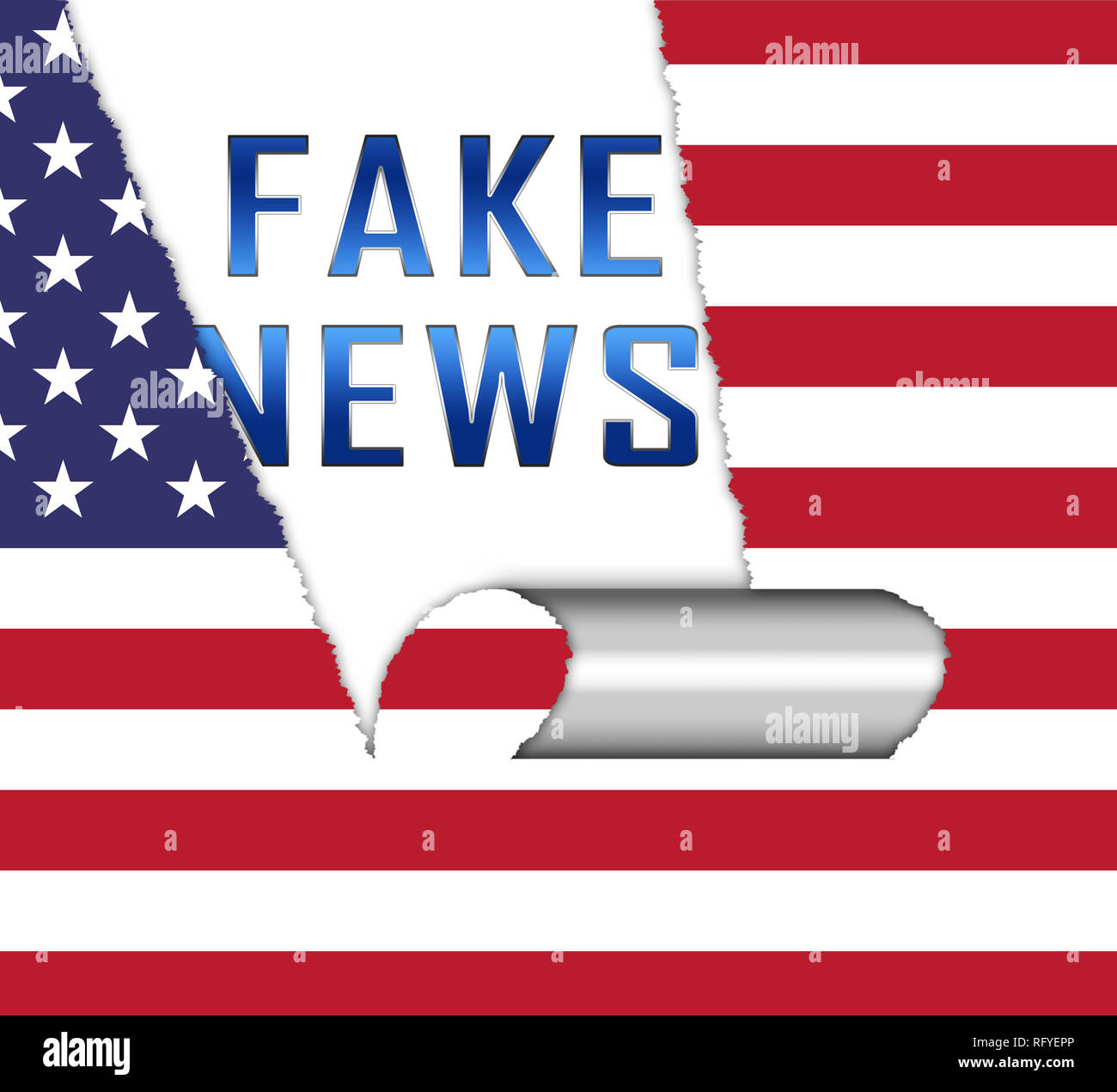 Fake news icon paper hi-res stock photography and images - Alamy