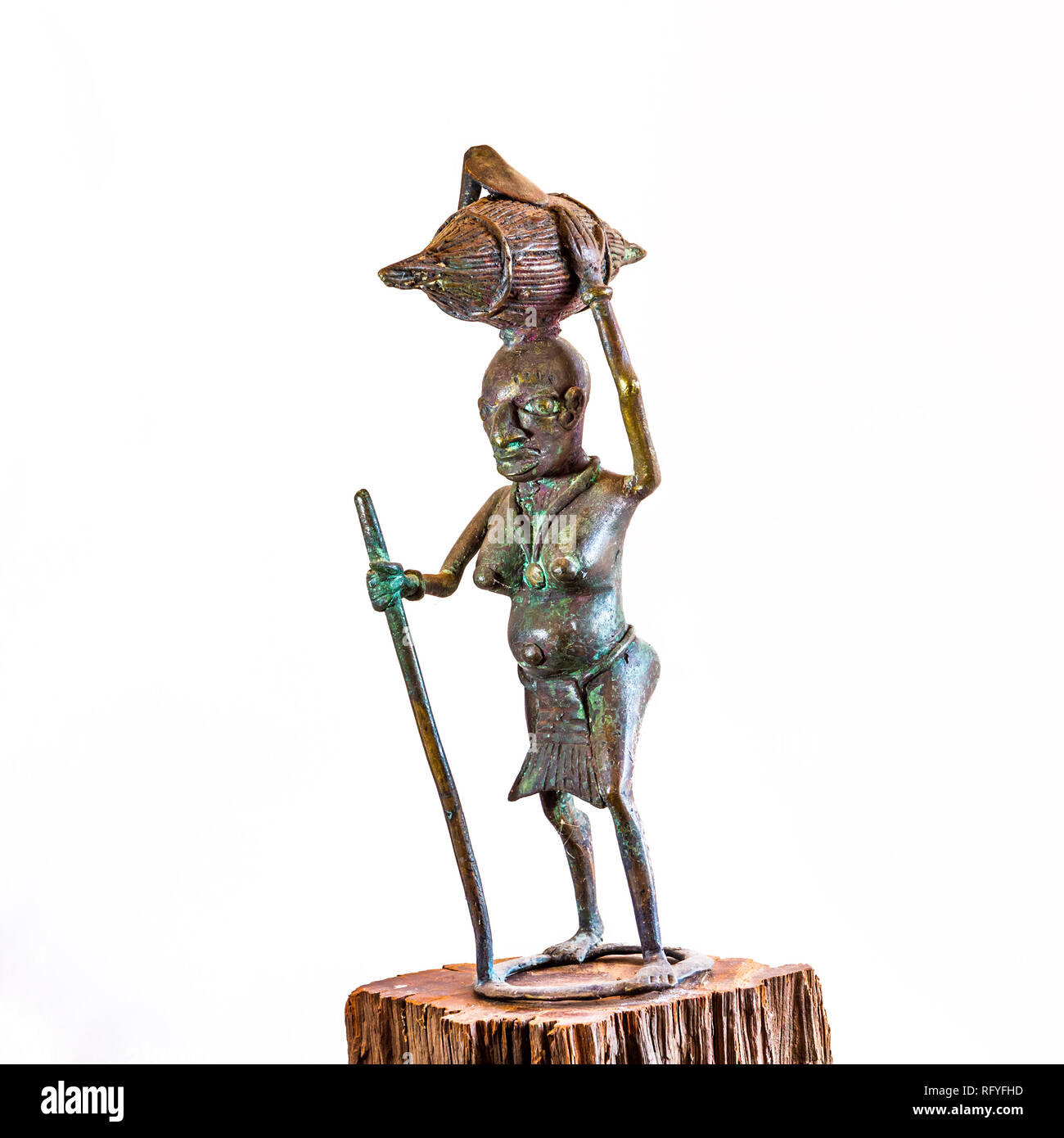 Ethnic sculpture african handicraft hi-res stock photography and images ...