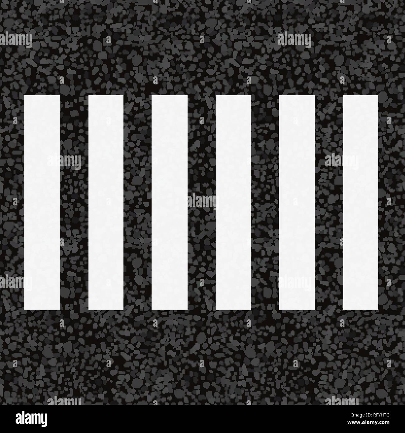 Pedestrian crossing. Vector illustration. The texture of the asphalt