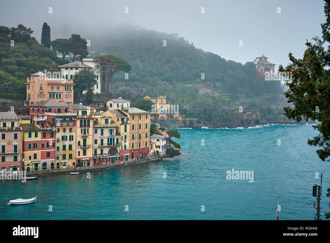 Romantic Italian city, Portofino Stock Photo