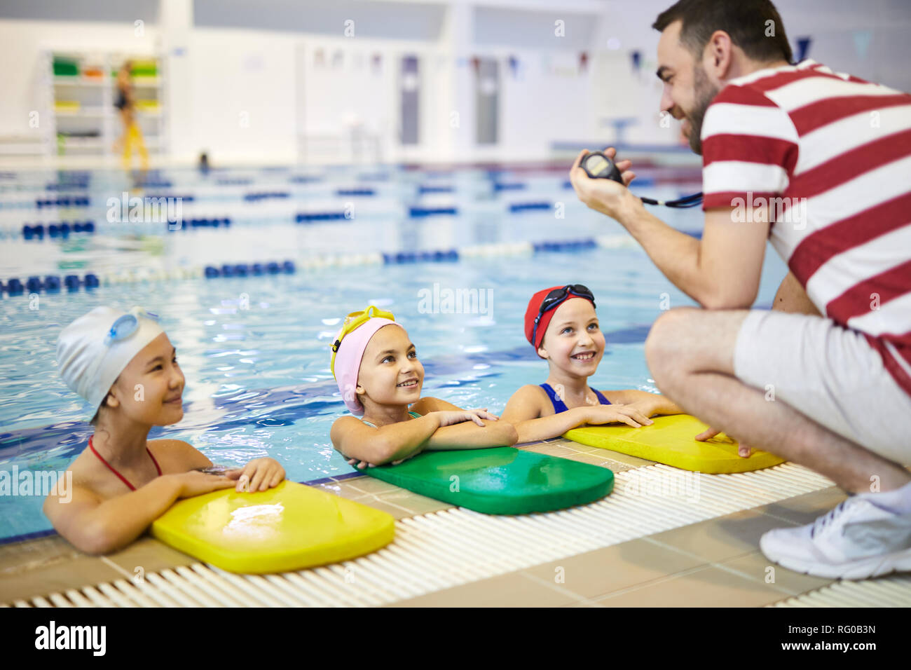 Coach Swimming Training High Resolution Stock Photography and Images - Alamy