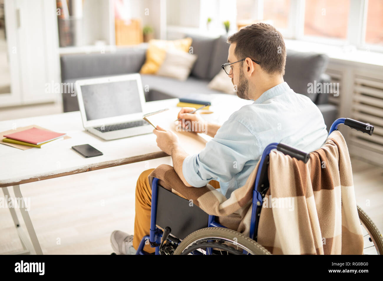 Making plan of work Stock Photo - Alamy