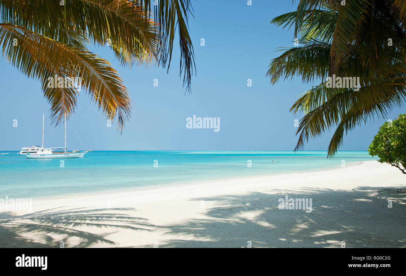 Meeru Island Resort, Maldives, Indian Ocean, Asia Stock Photo