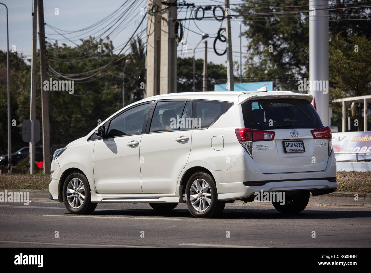 Chiangmai Thailand January 4 2019 New Toyota Innova Crysta
