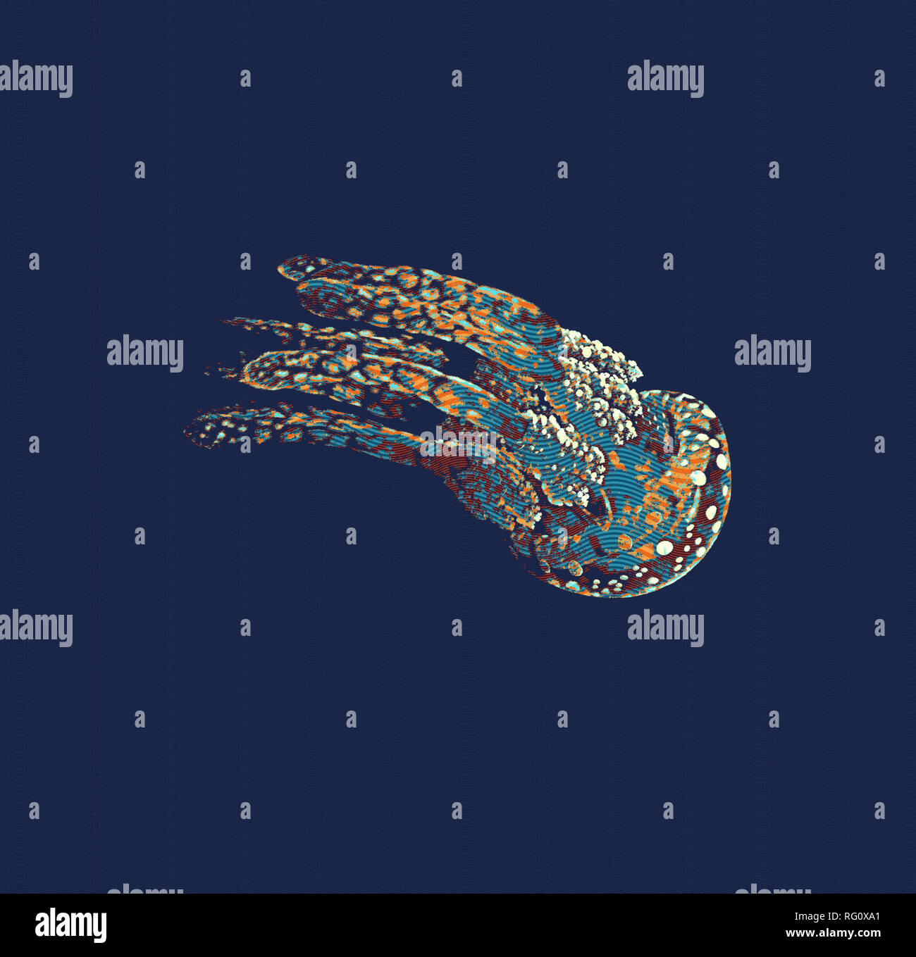 The Jelly Fish by Adam Asar.jpg - RG0XA1 Stock Photo